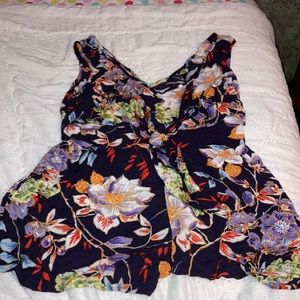 Floral medium romper band of gypsies